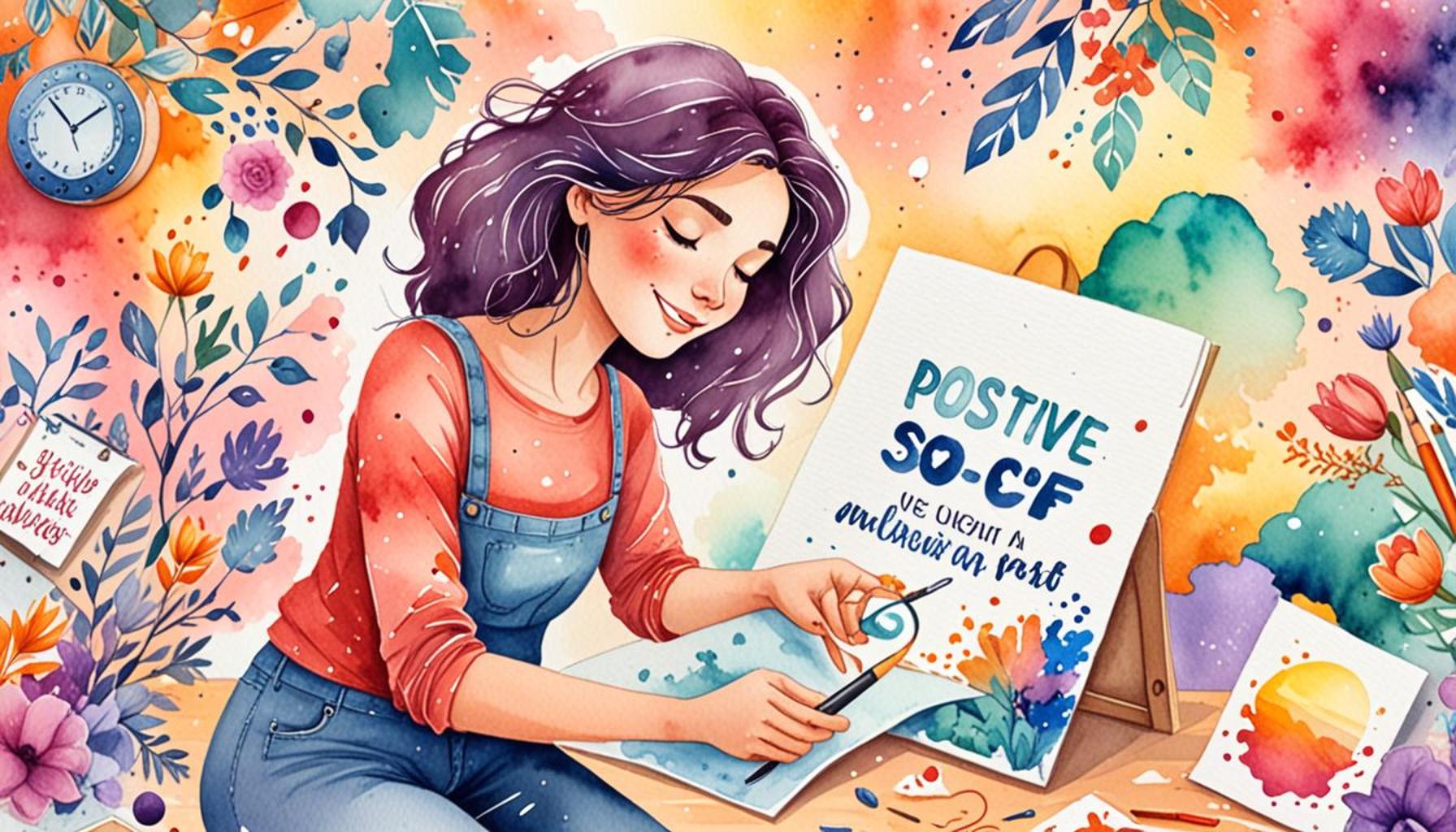 Positive Affirmations to Strengthen Self-Esteem and Reduce Stress in Difficult Times